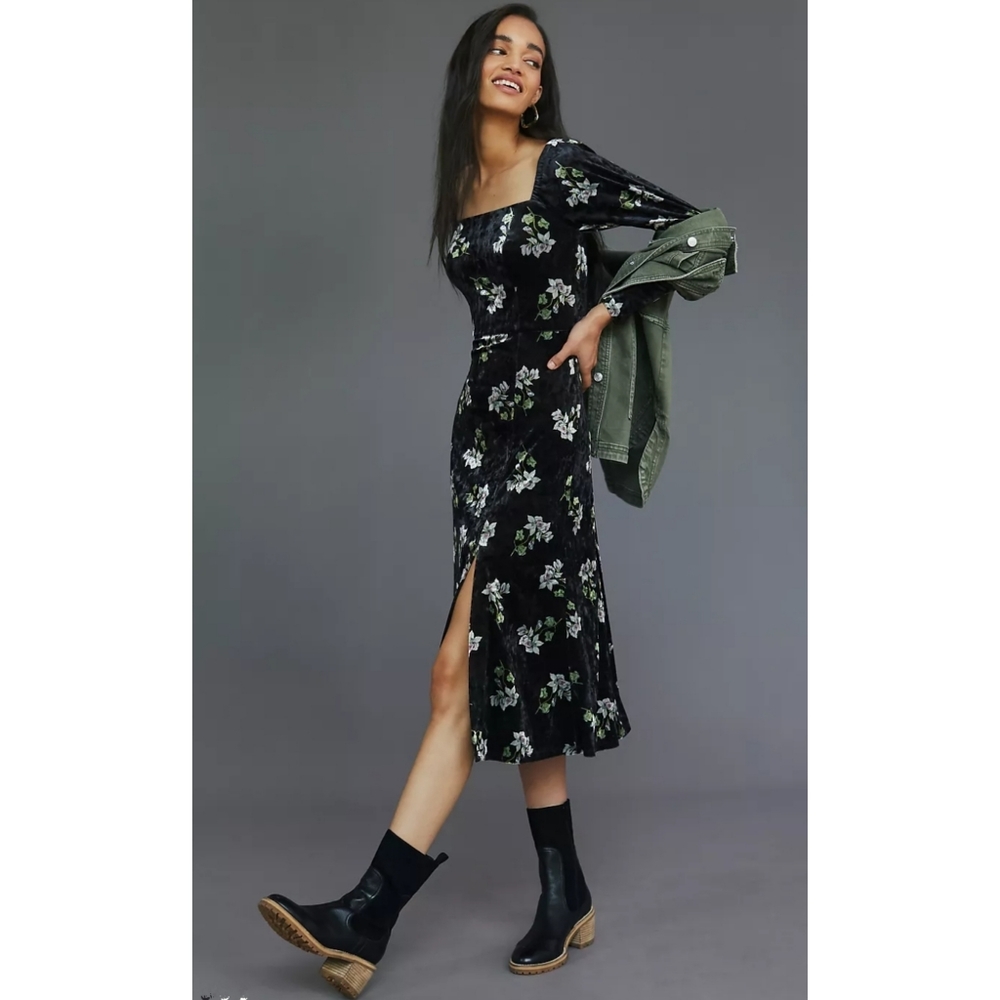 Hutch Velvet midi dress